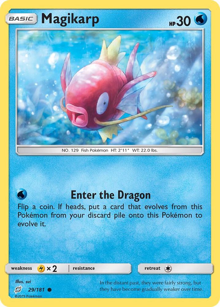 Magikarp 29/181 card from SM - Team Up