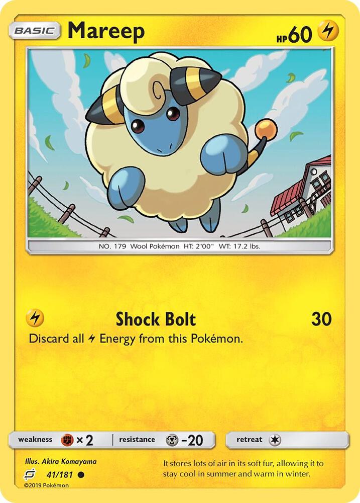 Mareep 41/181 card from SM - Team Up