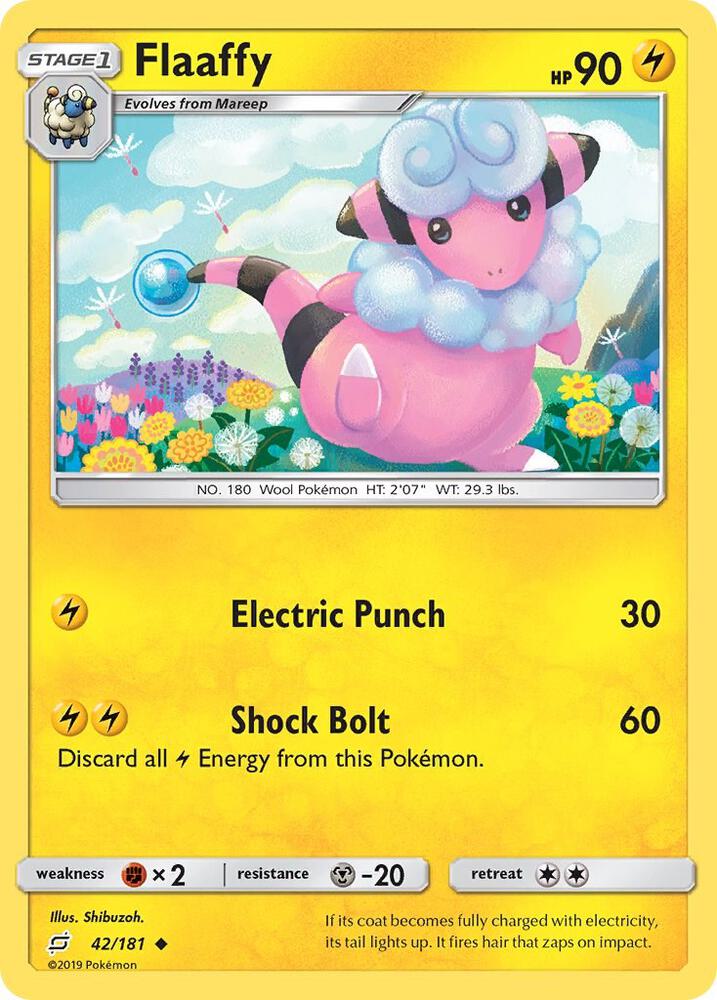 Flaaffy 42/181 card from SM - Team Up