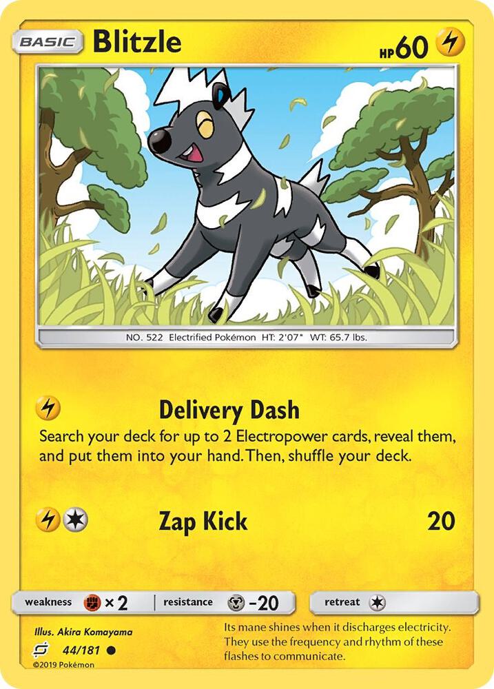 Blitzle 44/181 card from SM - Team Up