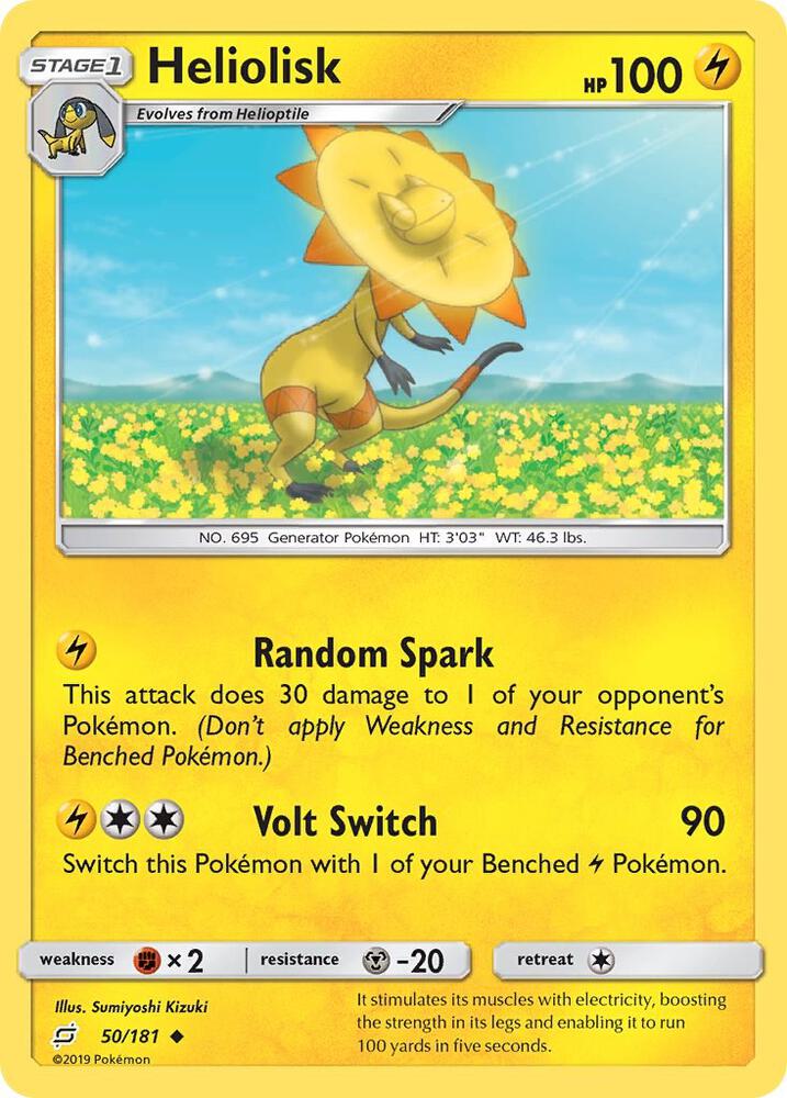 Heliolisk 50/181 card from SM - Team Up