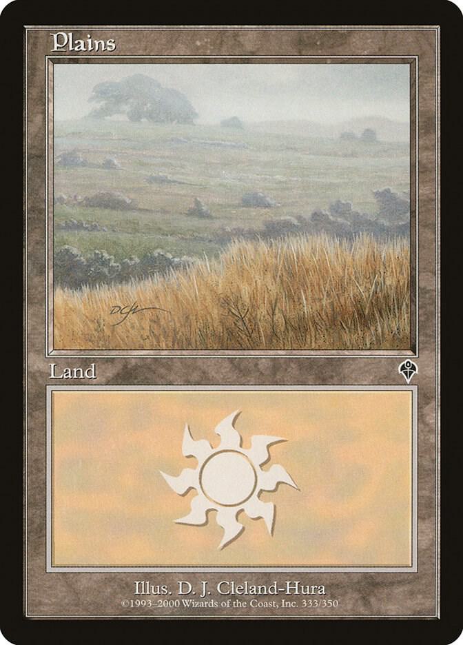 Plains 333 card from Invasion