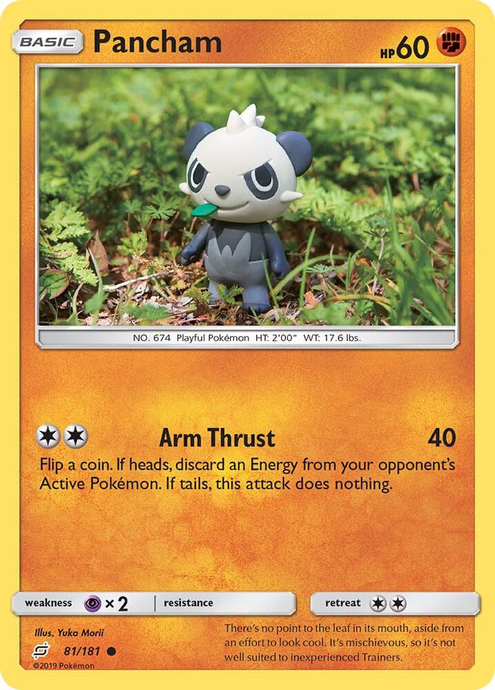 Pancham 81/181 card from SM - Team Up