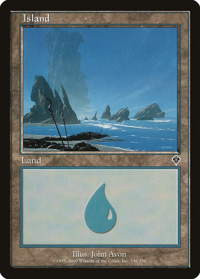 Island 336 card from Invasion
