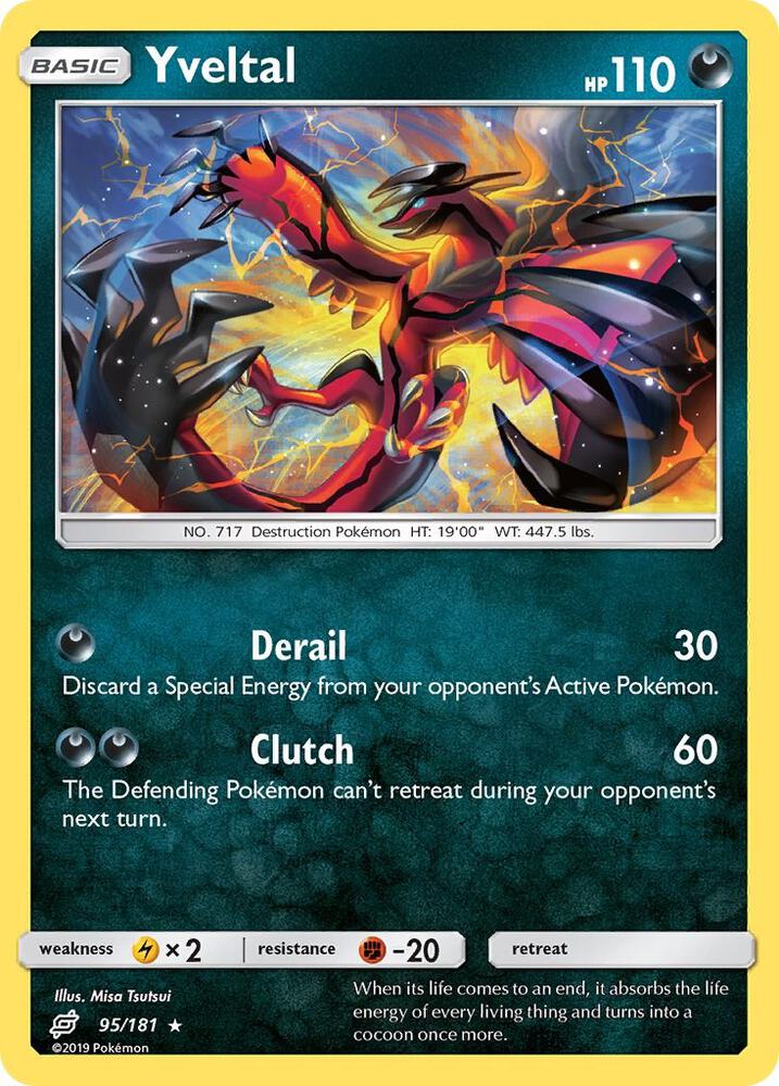 Yveltal 95/181 card from SM - Team Up