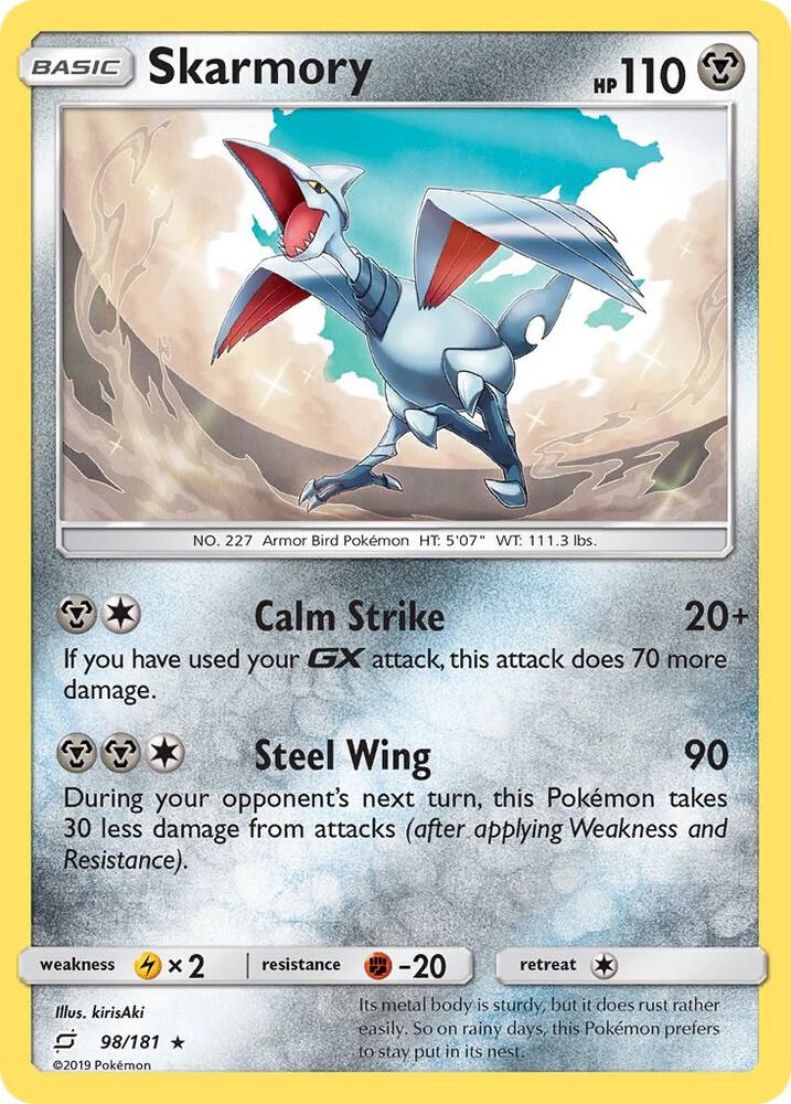 Skarmory 98/181 card from SM - Team Up