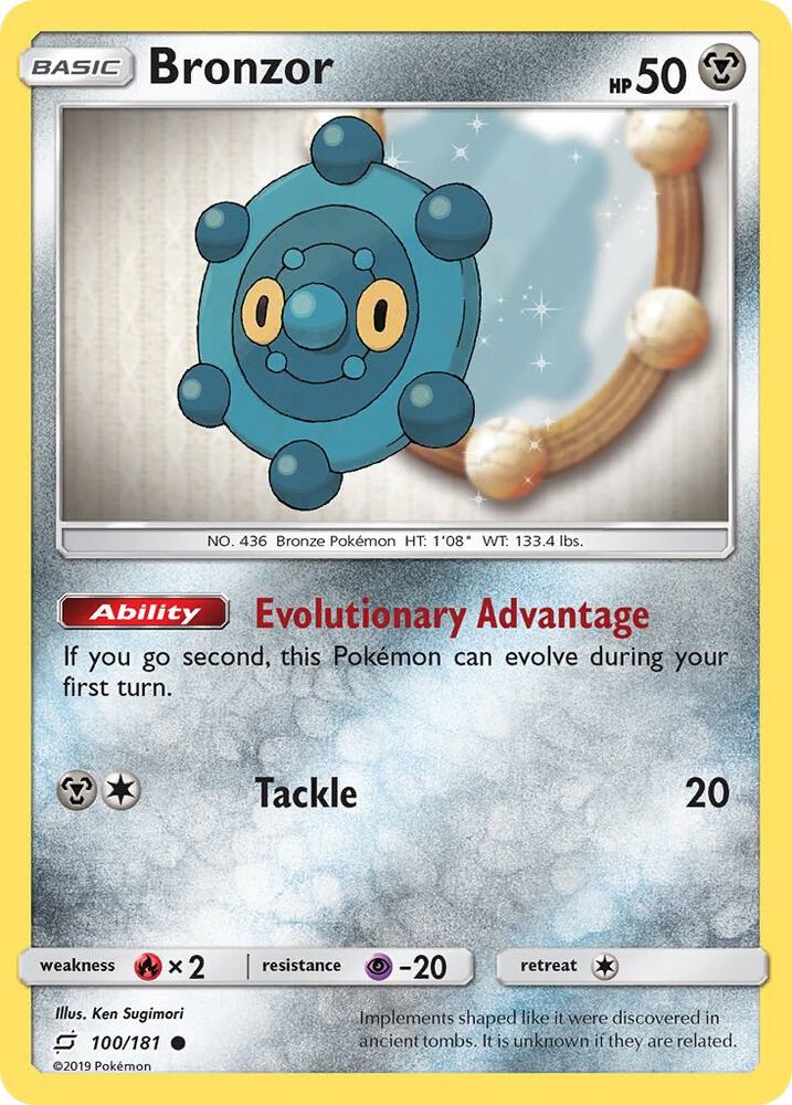 Bronzor 100/181 card from SM - Team Up