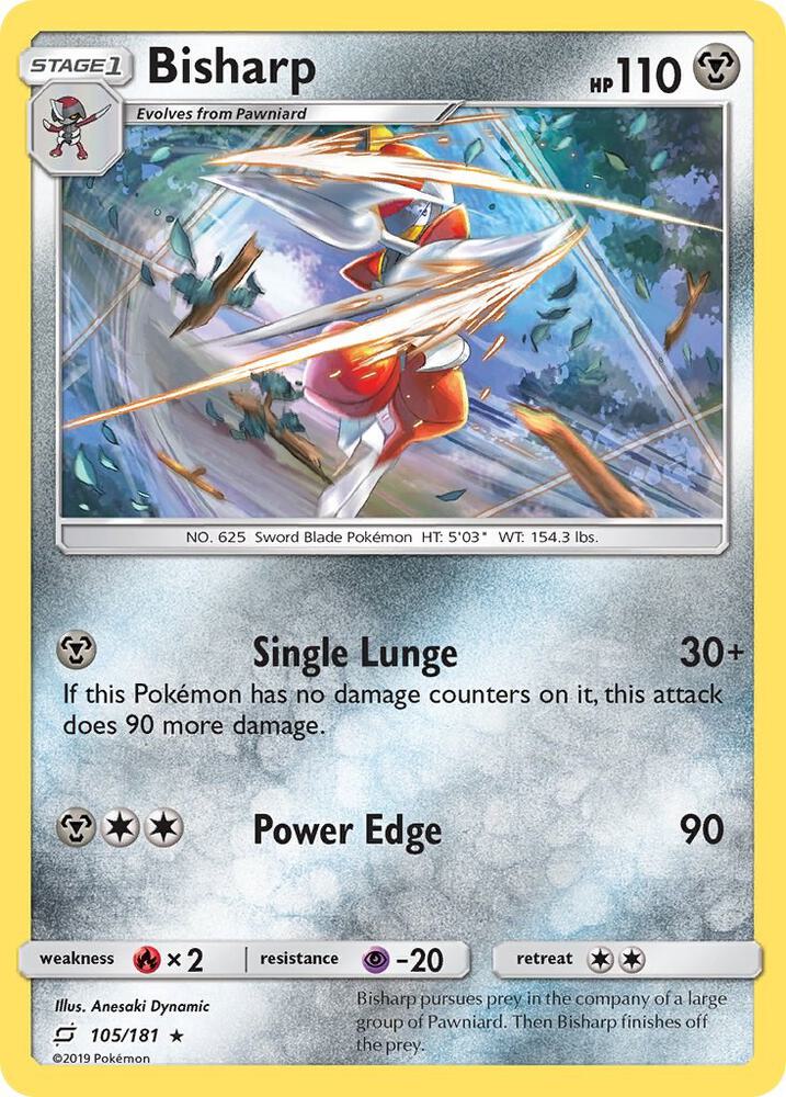 Bisharp 105/181 card from SM - Team Up