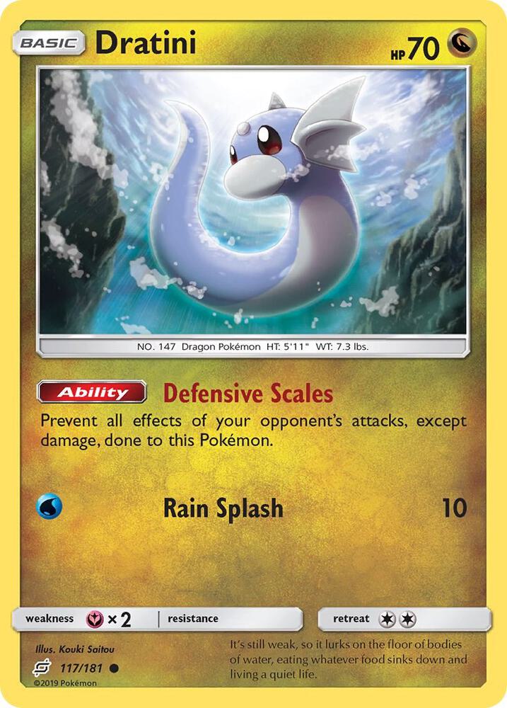 Dratini (117) 117/181 card from SM - Team Up