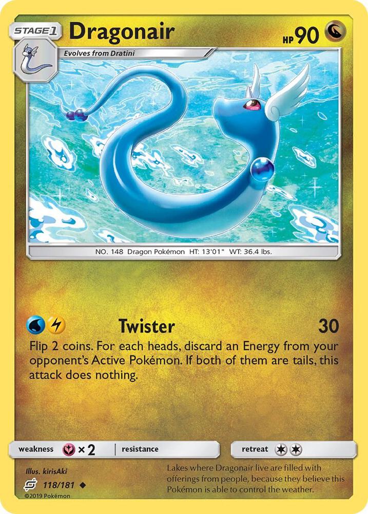 Dragonair 118/181 card from SM - Team Up