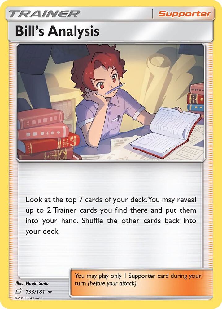 Bill's Analysis 133/181 card from SM - Team Up