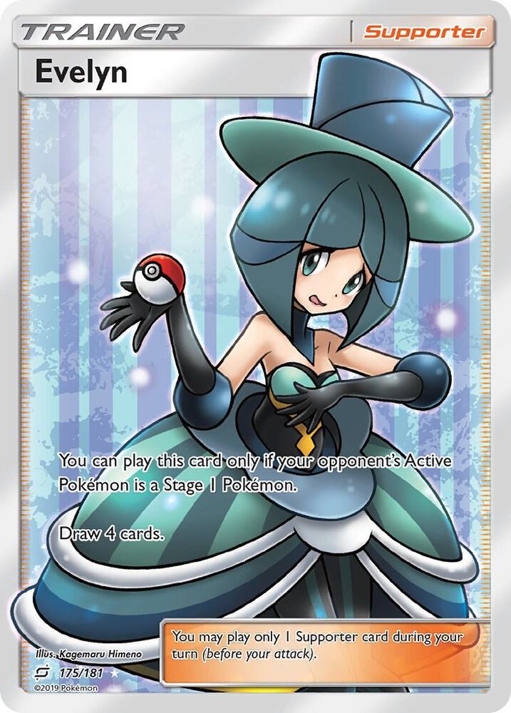 Evelyn (Full Art) 175/181 card from SM - Team Up