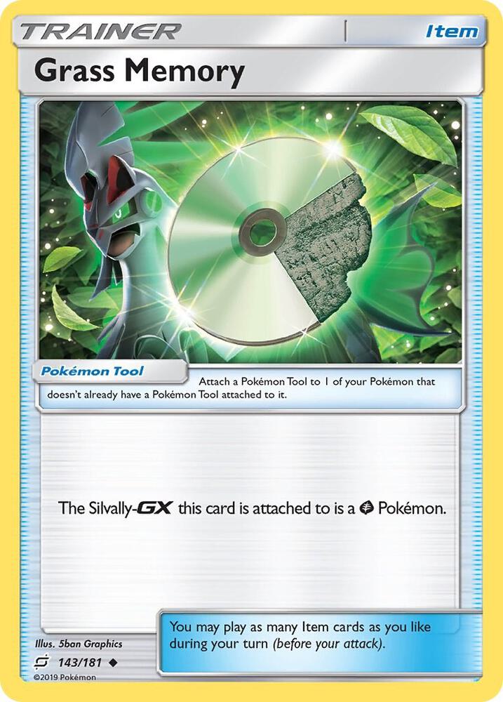 Grass Memory 143/181 card from SM - Team Up