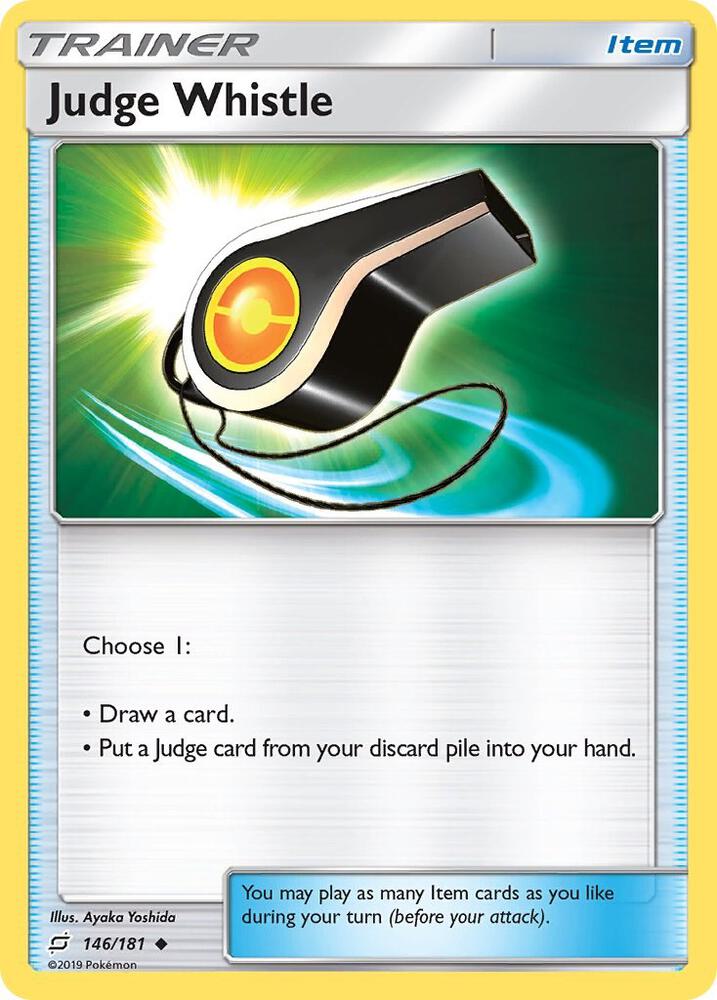 Judge Whistle 146/181 card from SM - Team Up