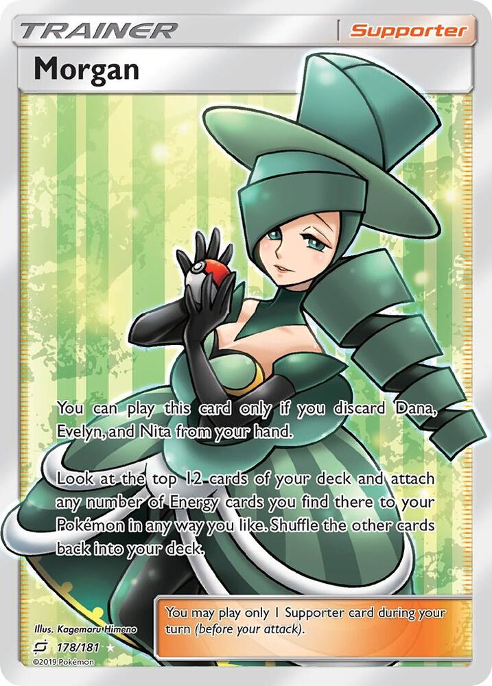 Morgan (Full Art) 178/181 card from SM - Team Up