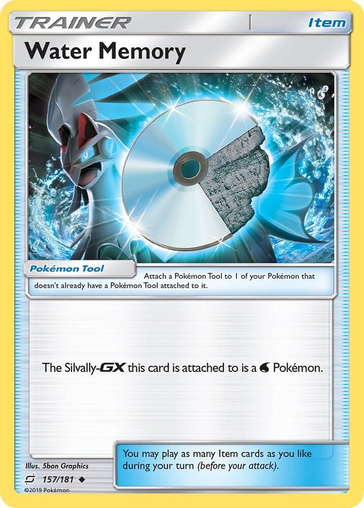 Water Memory 157/181 card from SM - Team Up