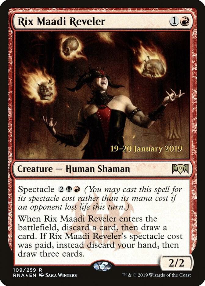 Rix Maadi Reveler 109 card from Prerelease Cards
