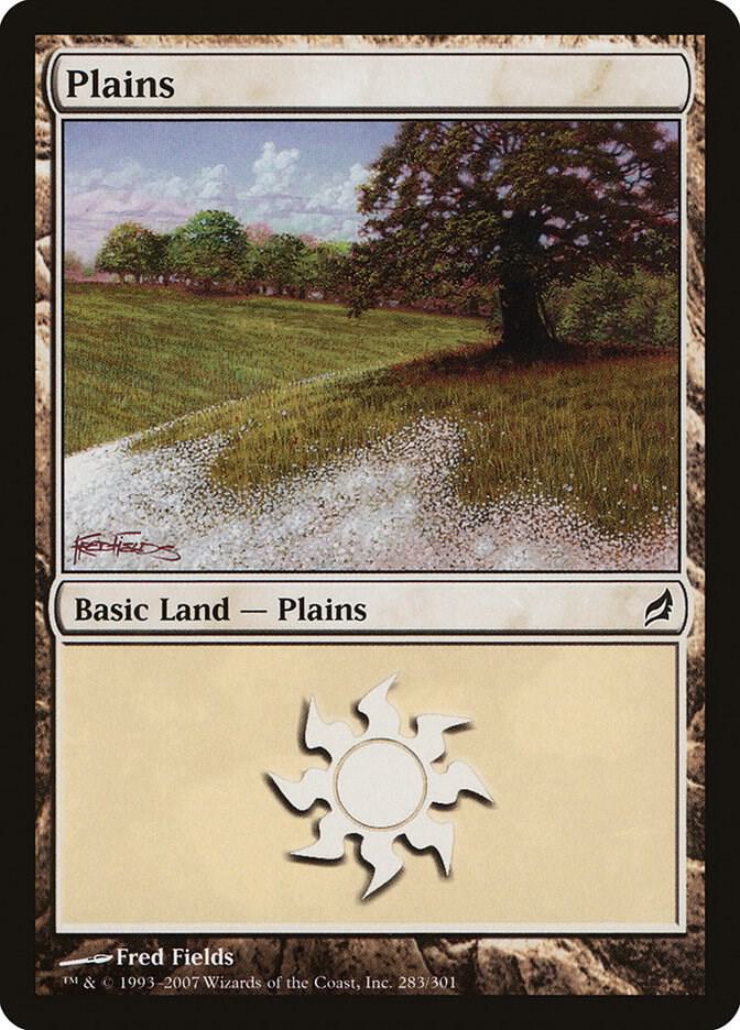 Plains 283 card from Lorwyn