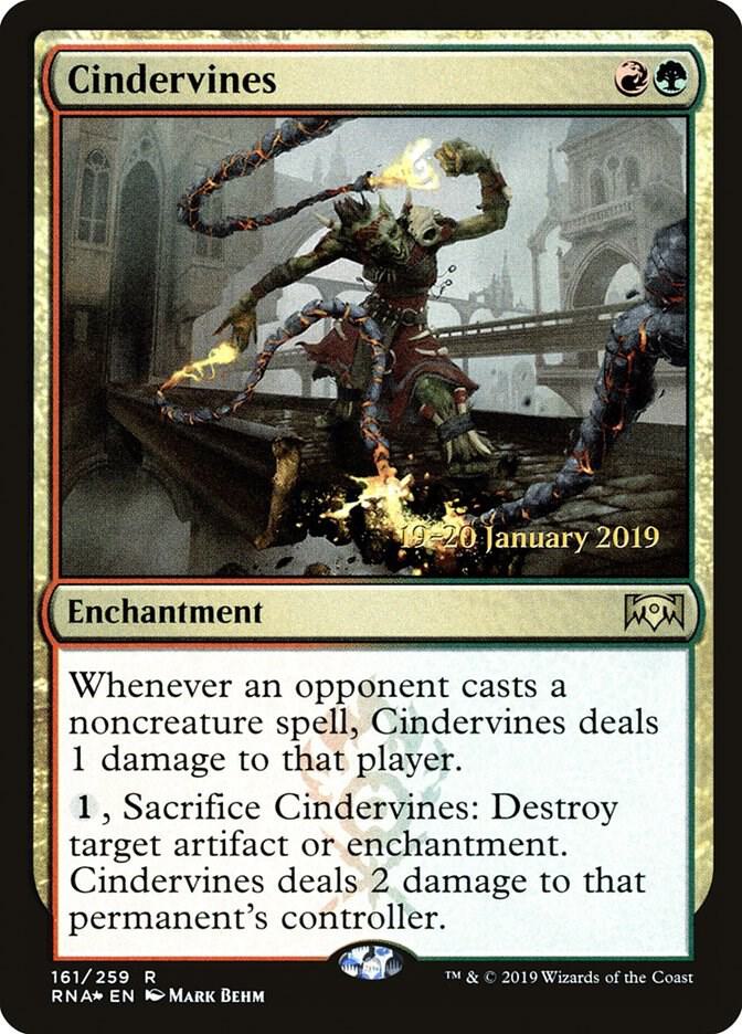 Cindervines 161 card from Prerelease Cards
