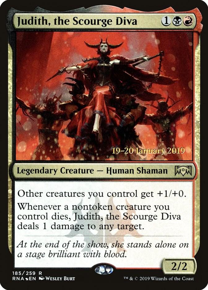Judith, the Scourge Diva 185 card from Prerelease Cards