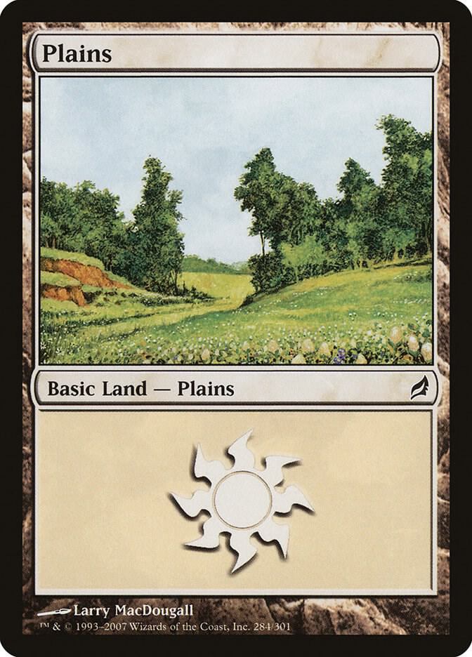 Plains 284 card from Lorwyn