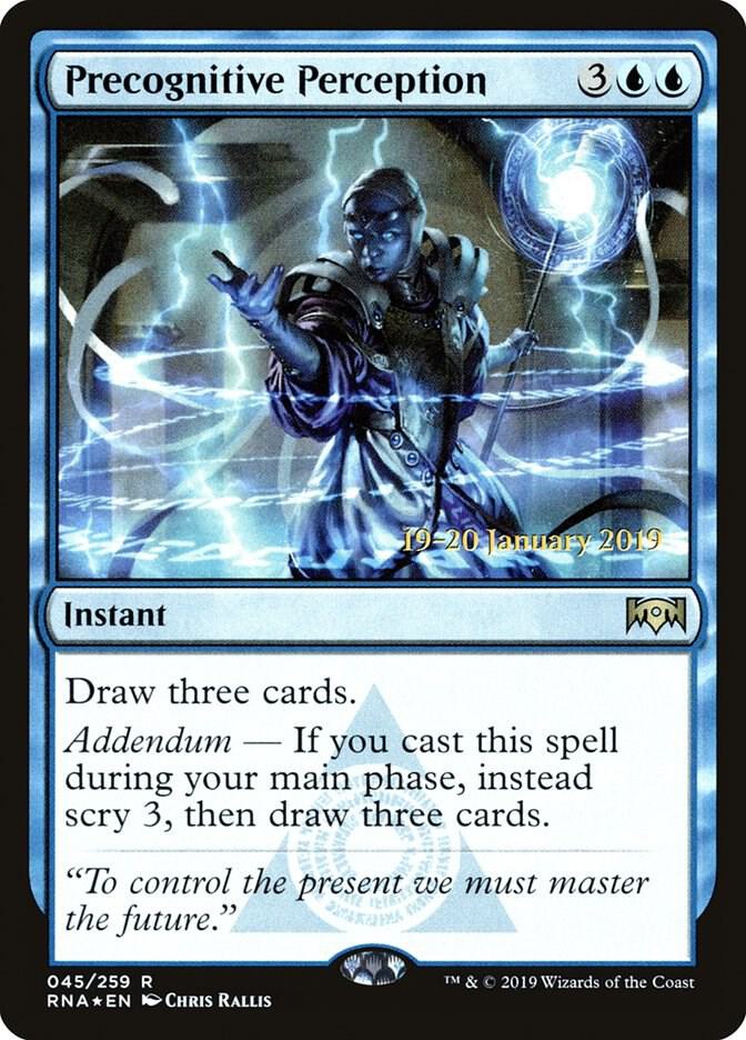 Precognitive Perception 45 card from Prerelease Cards