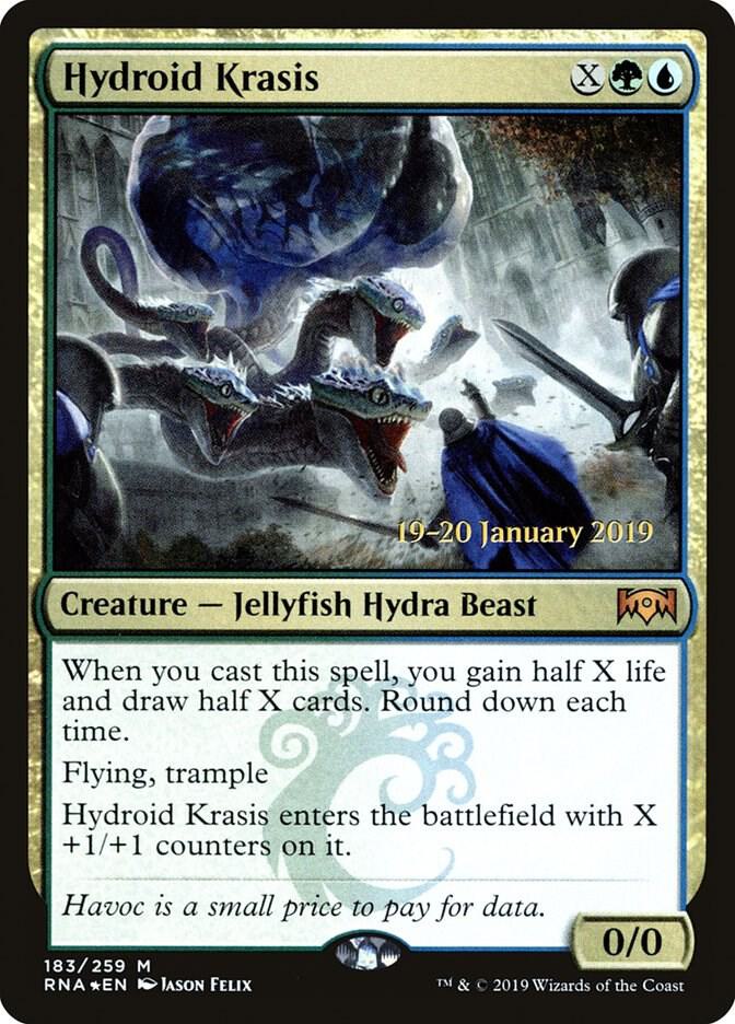 Hydroid Krasis 183 card from Prerelease Cards