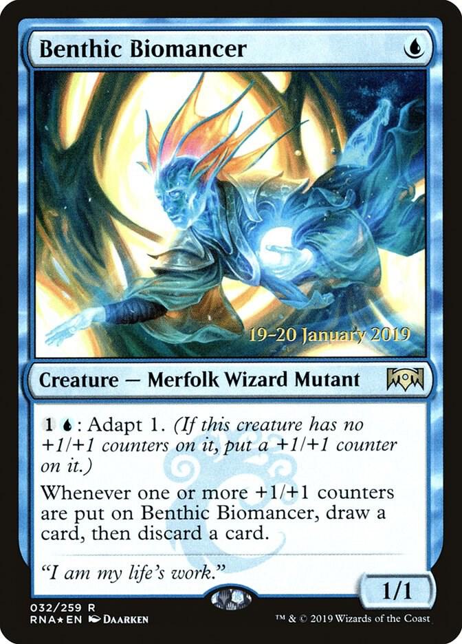 Benthic Biomancer 32 card from Prerelease Cards