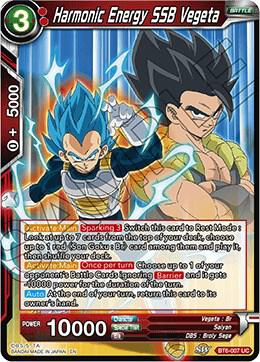 Harmonic Energy SSB Vegeta BT6-007 card from Destroyer Kings