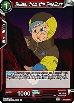 Bulma, from the Sidelines BT6-011 card from Destroyer Kings