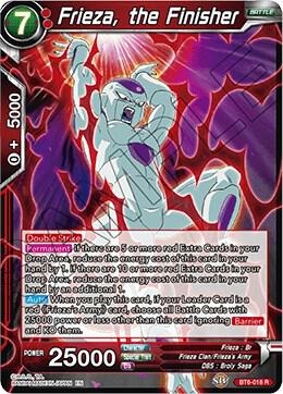 Frieza, the Finisher BT6-018 card from Destroyer Kings