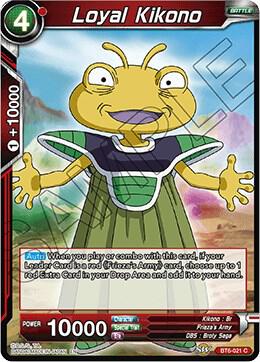 Loyal Kikono BT6-021 card from Destroyer Kings