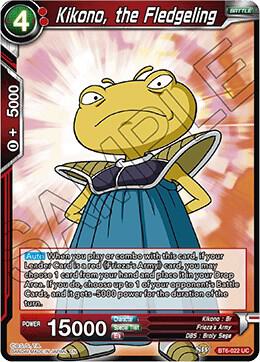 Kikono, the Fledgeling BT6-022 card from Destroyer Kings