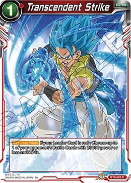 Transcendent Strike BT6-025 card from Destroyer Kings