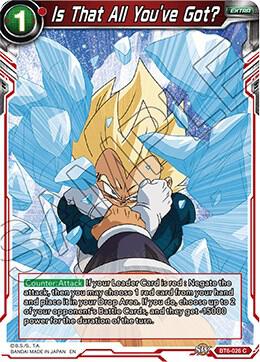 Is That All You've Got? BT6-026 card from Destroyer Kings