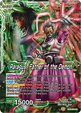 Paragus // Paragus, Father of the Demon BT6-053 card from Destroyer Kings
