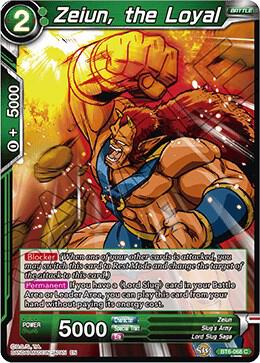 Zeiun, the Loyal BT6-068 card from Destroyer Kings