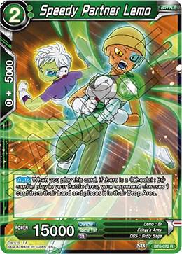Speedy Partner Lemo BT6-072 card from Destroyer Kings