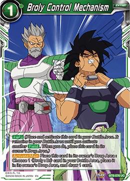 Broly Control Mechanism BT6-076 card from Destroyer Kings