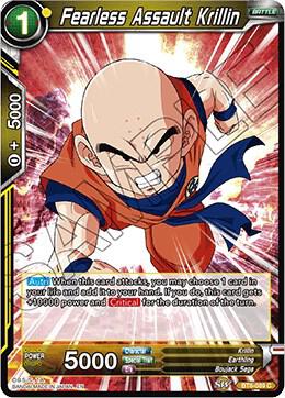 Fearless Assault Krillin BT6-089 card from Destroyer Kings