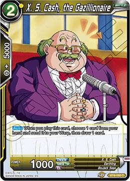 X. S. Cash, the Gazillionaire BT6-092 card from Destroyer Kings