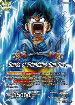 Son Goku // Bonds of Friendship Son Goku BT6-105 card from Destroyer Kings