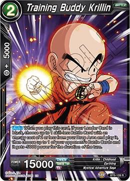 Training Buddy Krillin BT6-109 card from Destroyer Kings