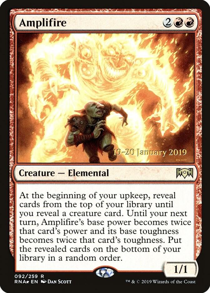 Amplifire 92 card from Prerelease Cards