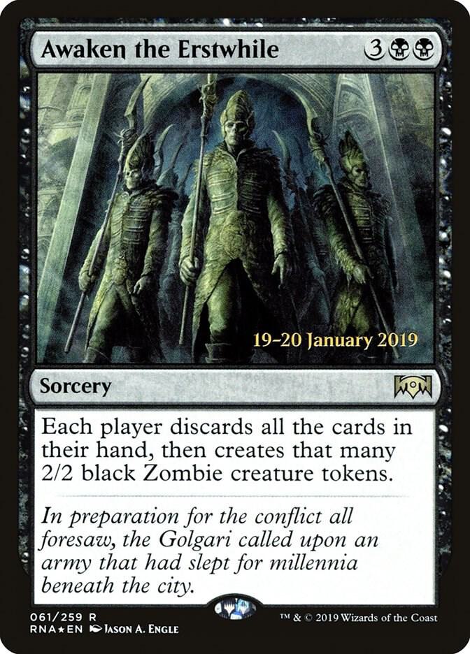 Awaken the Erstwhile 61 card from Prerelease Cards