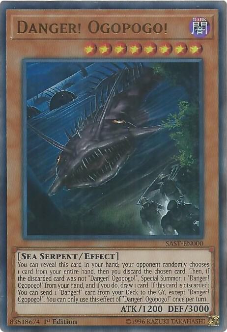 Danger! Ogopogo! SAST-EN000 card from Savage Strike