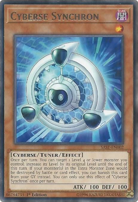 Cyberse Synchron SAST-EN002 card from Savage Strike