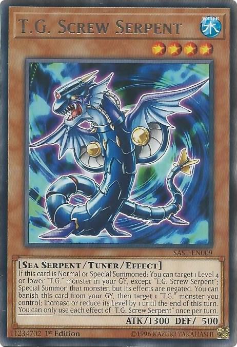 T.G. Screw Serpent SAST-EN009 card from Savage Strike