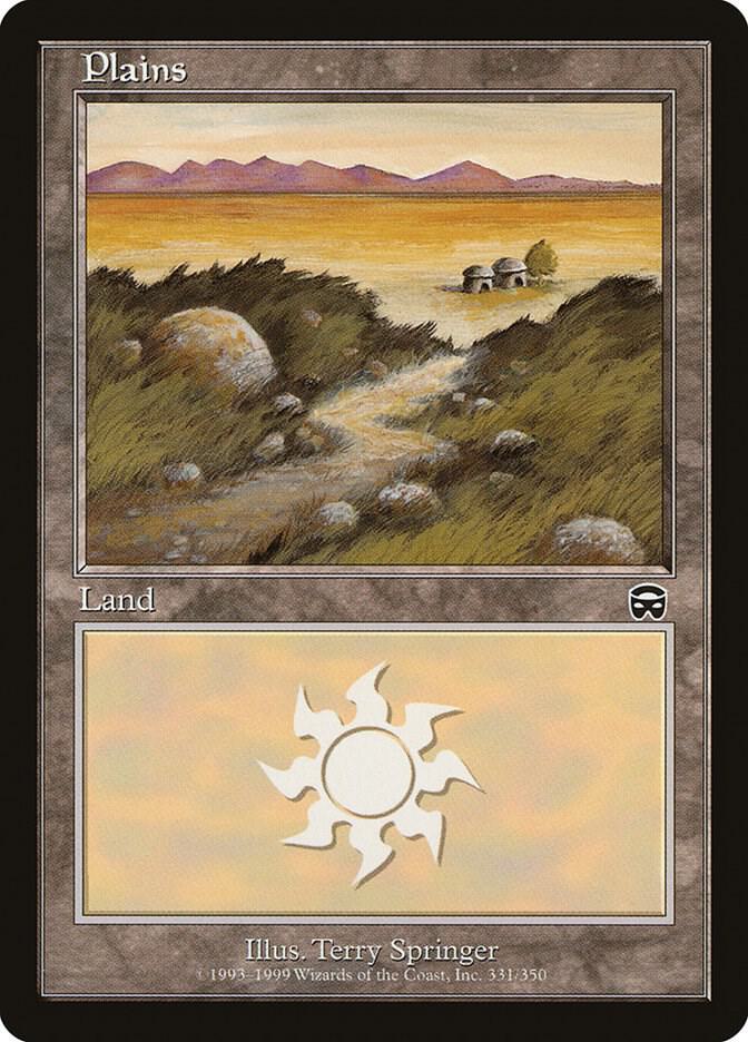Plains 331 card from Mercadian Masques