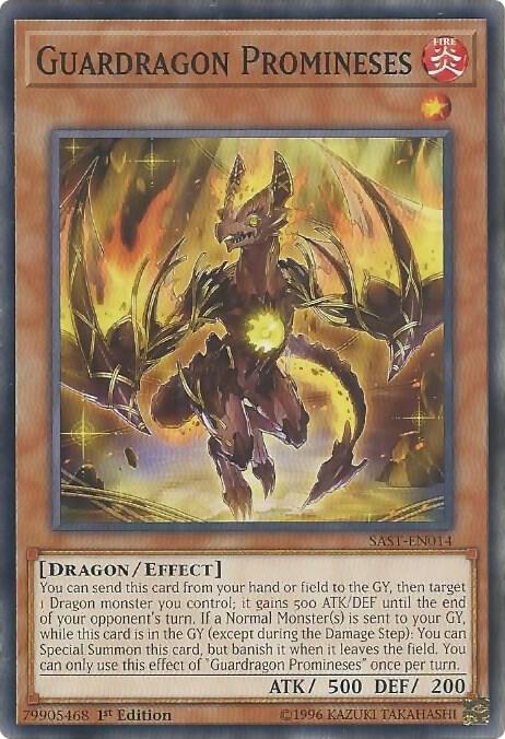 Guardragon Promineses SAST-EN014 card from Savage Strike
